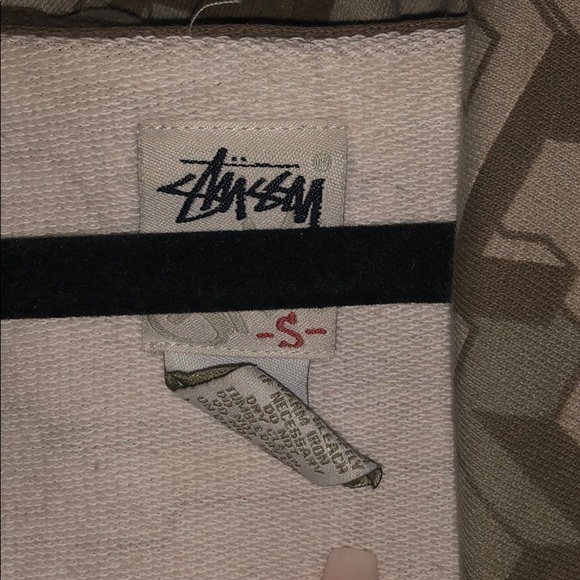 Stussy jacket logo camo print pockets toggles - Picture 3 of 3